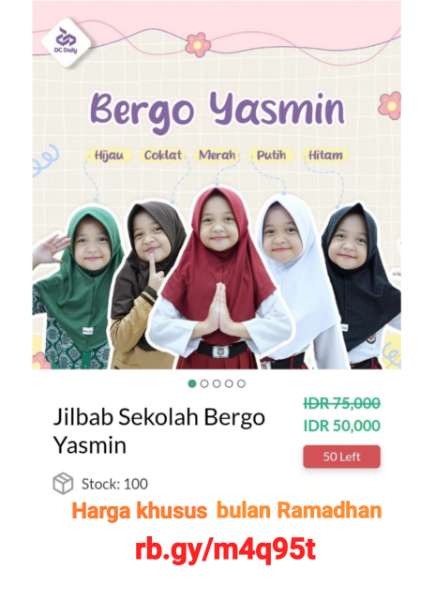Jilbab Anak Sekolah - adasale