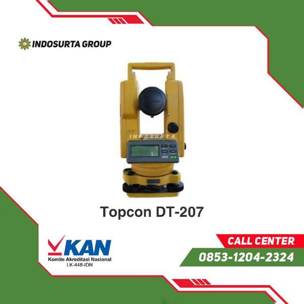 Theodolite Digital Topcon DT-207 - adasale