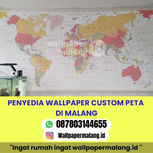 PENYEDIA WALLPAPER CUSTOM PETA DI MALANG - adasale