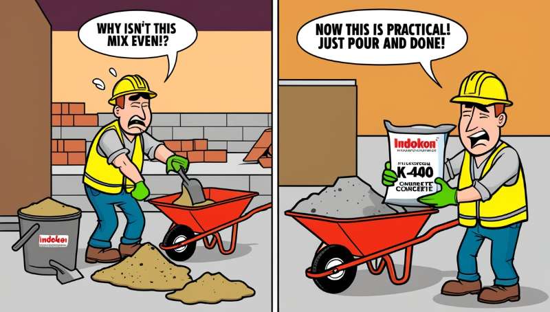 BETON INSTAN K 400 INDOKON  - adasale