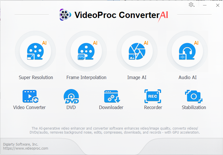 [ Software Premium ] VideoProc Converter AI v7.9 - adasale