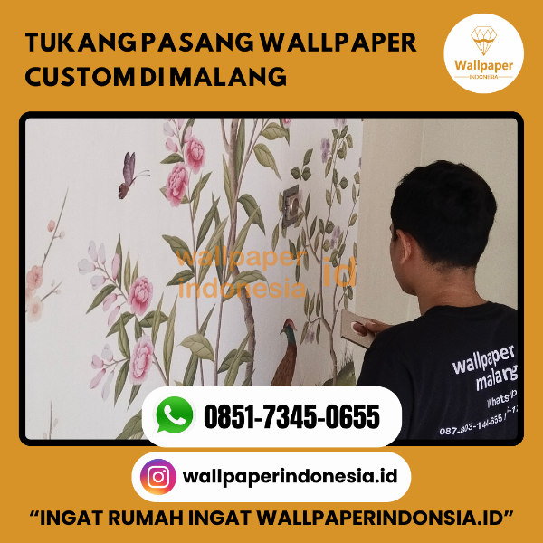 TUKANG PASANG WALLPAPER CUSTOM DI MALANG - adasale