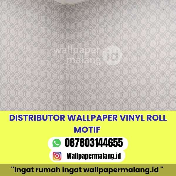 DISTRIBUTOR WALLPAPER VINYL ROLL MOTIF - adasale