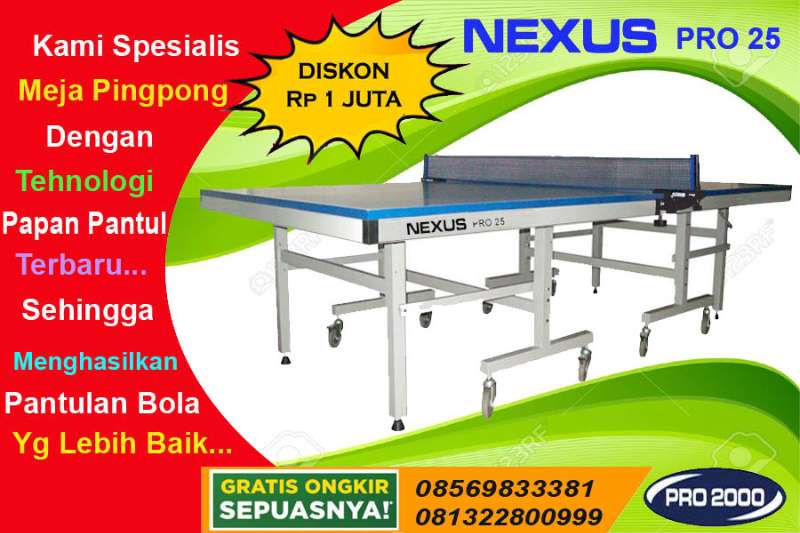 Tenis meja pingpong merk NEXUS PRO 25 - adasale