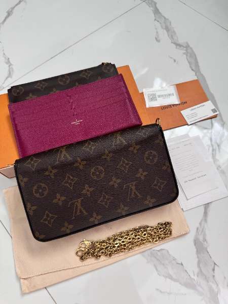 PRELOVED LV MONOGRAM FELICE FELICIE 2022 AUTHENTIC - adasale