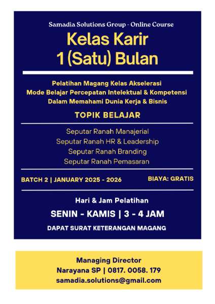 PELATIHAN MAGANG - adasale