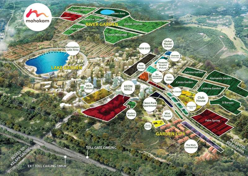 Rumah 3 Lantai Cluster Mahakam JGC, Cakung - adasale