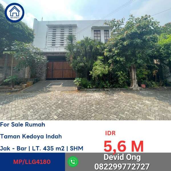 Dijual Rumah MURAH Taman Kedoya Indah - adasale