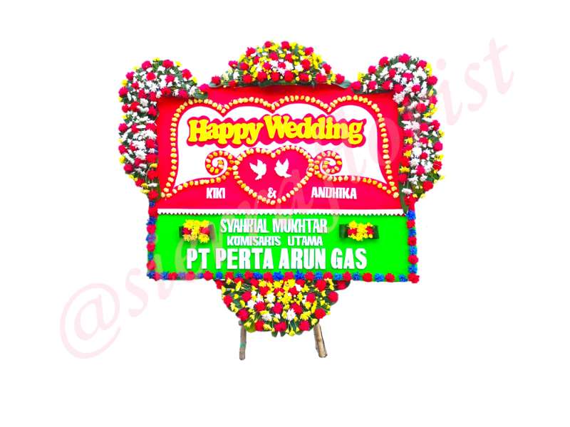 Karangan Bunga Papan Wedding - adasale