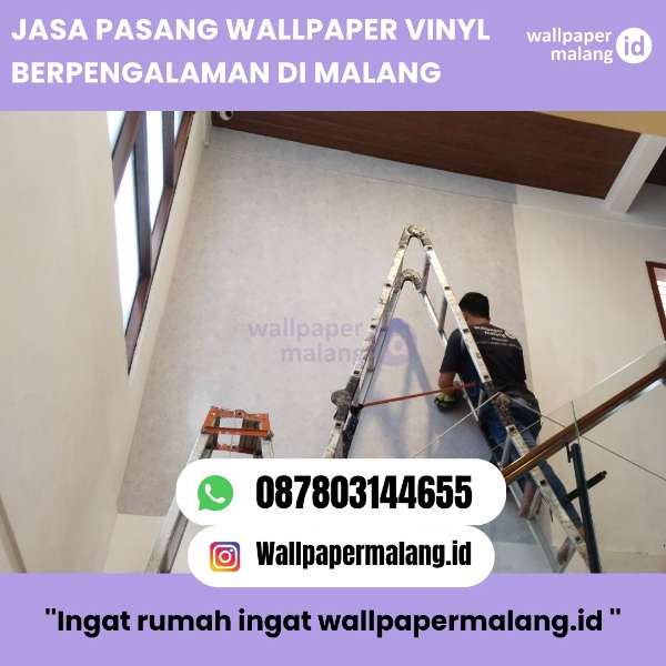 JASA PASANG WALLPAPER VINYL  DI MALANG  - adasale