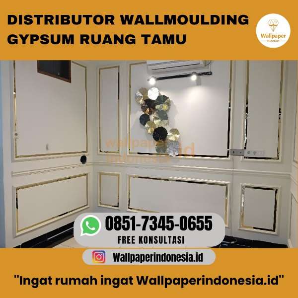 DISTRIBUTOR WALLMOULDING GYPSUM RUANG TAMU   - adasale