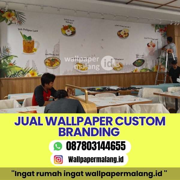 JUAL WALLPAPER CUSTOM BRANDING - adasale