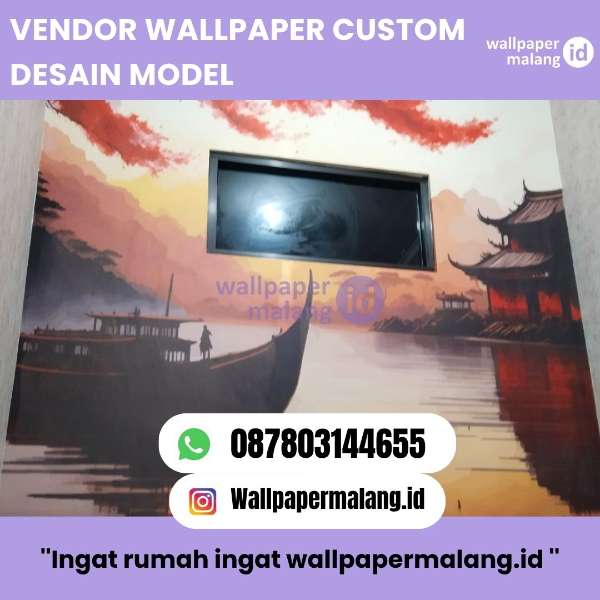 VENDOR WALLPAPER CUSTOM DESAIN MODEL  - adasale