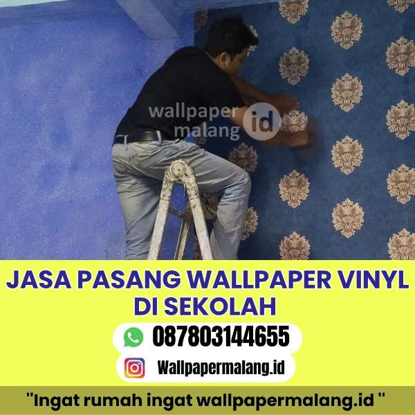 JASA PASANG WALLPAPER VINYL DI SEKOLAH  - adasale