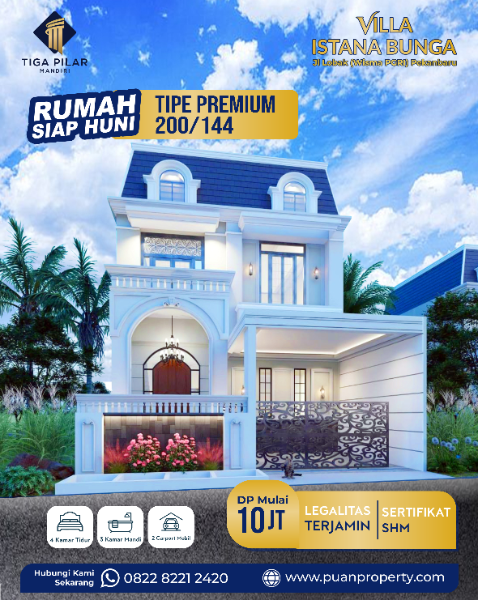 Hunian Ekslusif Villa Istana Bunga - adasale
