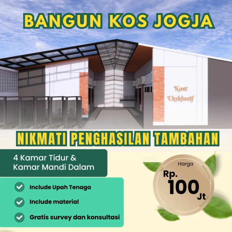 Jasa bangun kos hanya 100jt - adasale