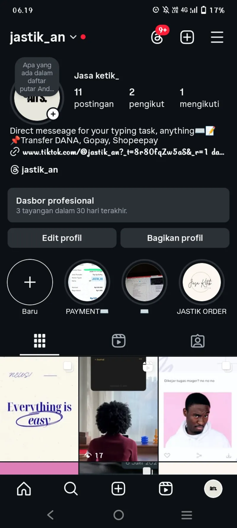Jasa tulis tangan - adasale