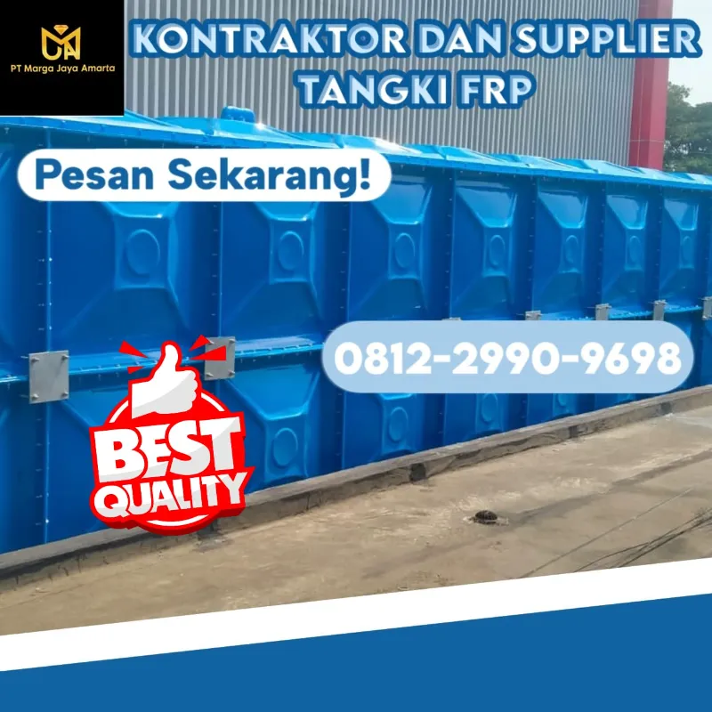 Kontraktor & Supplier Tangki FRP di Kediri - adasale