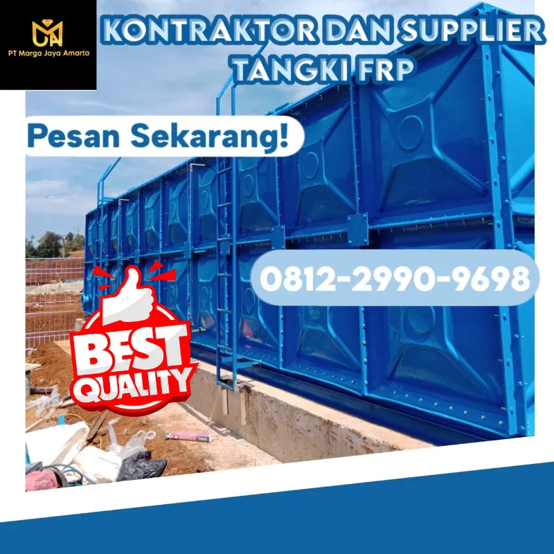 Kontraktor & Supplier Tangki FRP di Cimahi - adasale