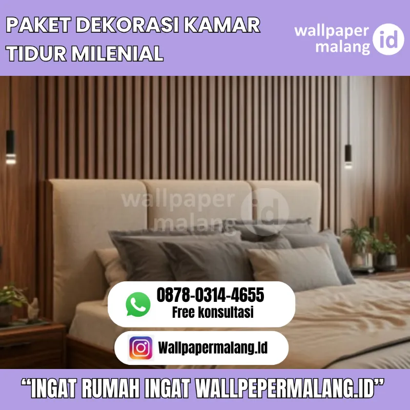 paket dekorasi kamar tidur milenial - adasale