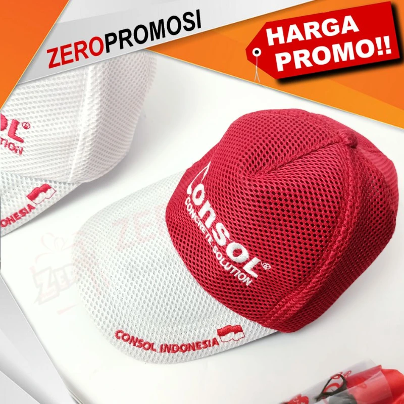 Topi Merah Putih Custom Logo Buat Event 17an - adasale
