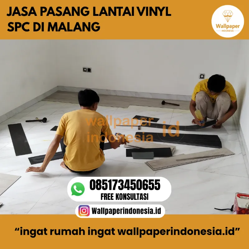 JASA PASANG LANTAI VINYL SPC DI MALANG - adasale