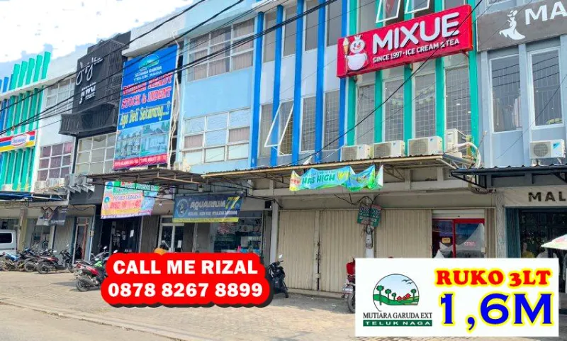 RUKO 3 LT SIAP USAHA KOMPLEK GARUDA TELUK NAGA - adasale