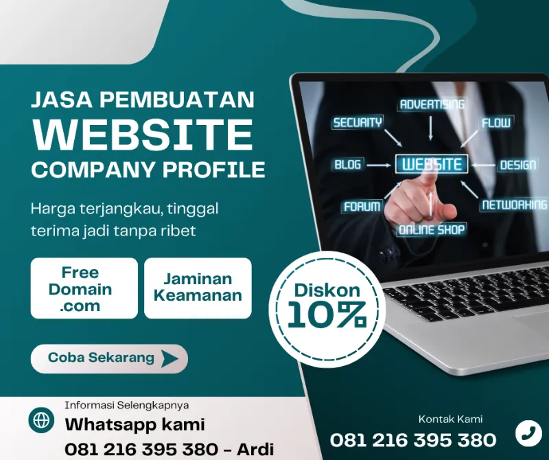JASA PEMBUATAN WEBSITE COMPANY PROFILE DI SURABAYA - adasale