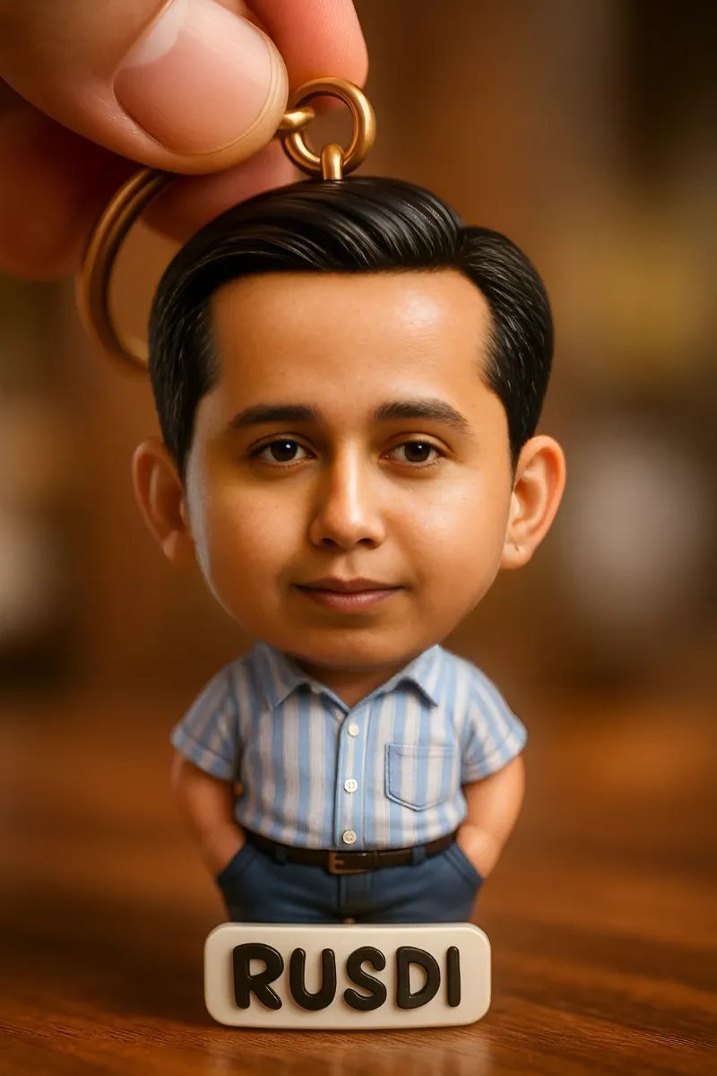 Jasa pembuatan foto gantungan kunci chibi 3D - adasale
