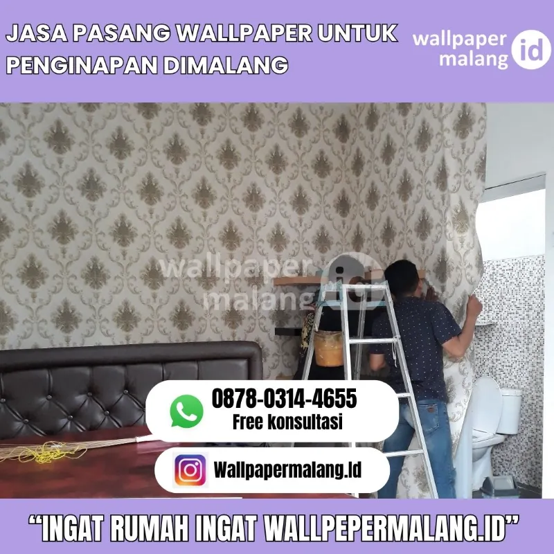 jasa pasang wallpaper untuk penginapan dimalang - adasale