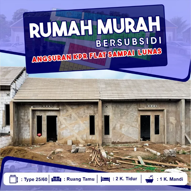  RUMAH SUBSIDI DEKAT FASILITAS UMUM  - adasale