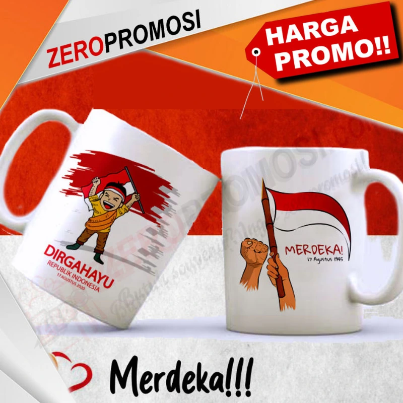 Souvenir Mug Merah Putih Spesial 17 Agustus! - adasale