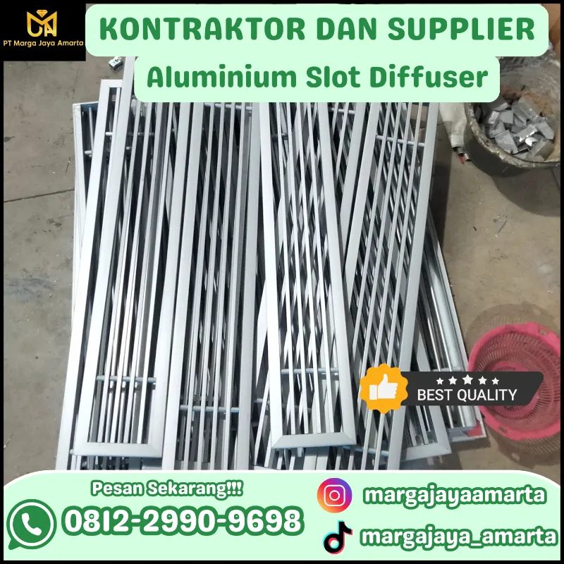 Aluminium Slot Diffuser - Tampilan Lebih Elegan - adasale
