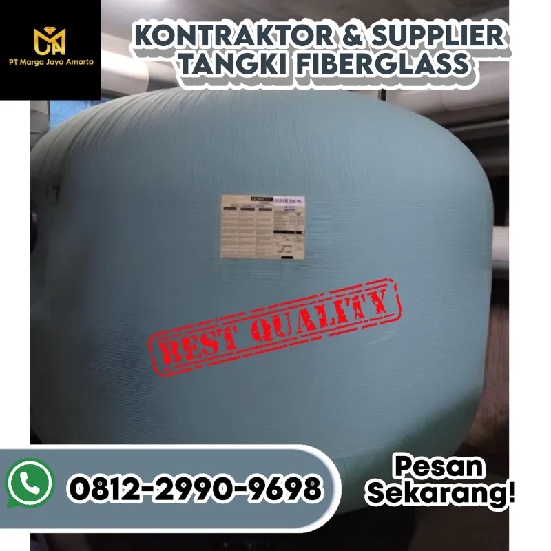 Tangki Fiberglass yogyakarta untuk Industri  - adasale