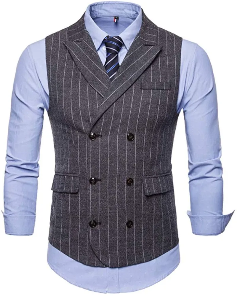 Vest Rompi Motif Salur - adasale