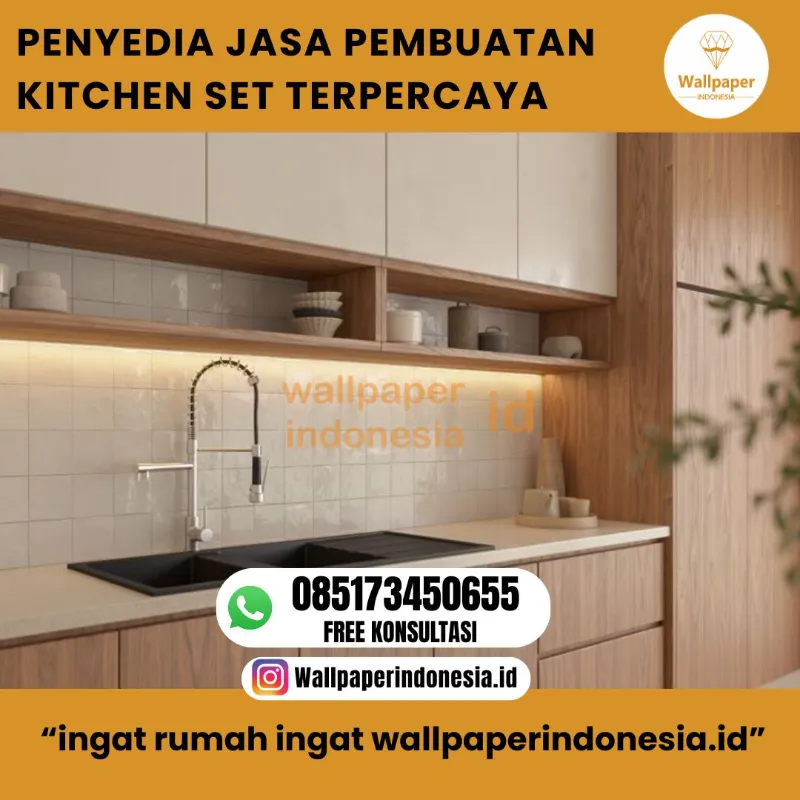 PENYEDIA JASA PEMBUATAN KITCHEN SET TERPERCAYA - adasale