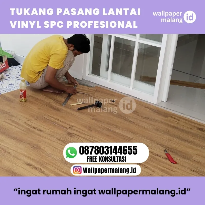 TUKANG PASANG LANTAI VINYL SPC PROFESIONAL  - adasale