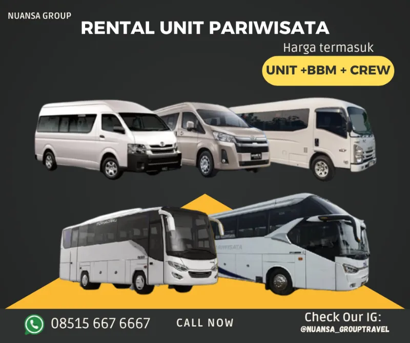 Pusat Penyewaan Elf - Hiace - Bus Pariwisata - adasale