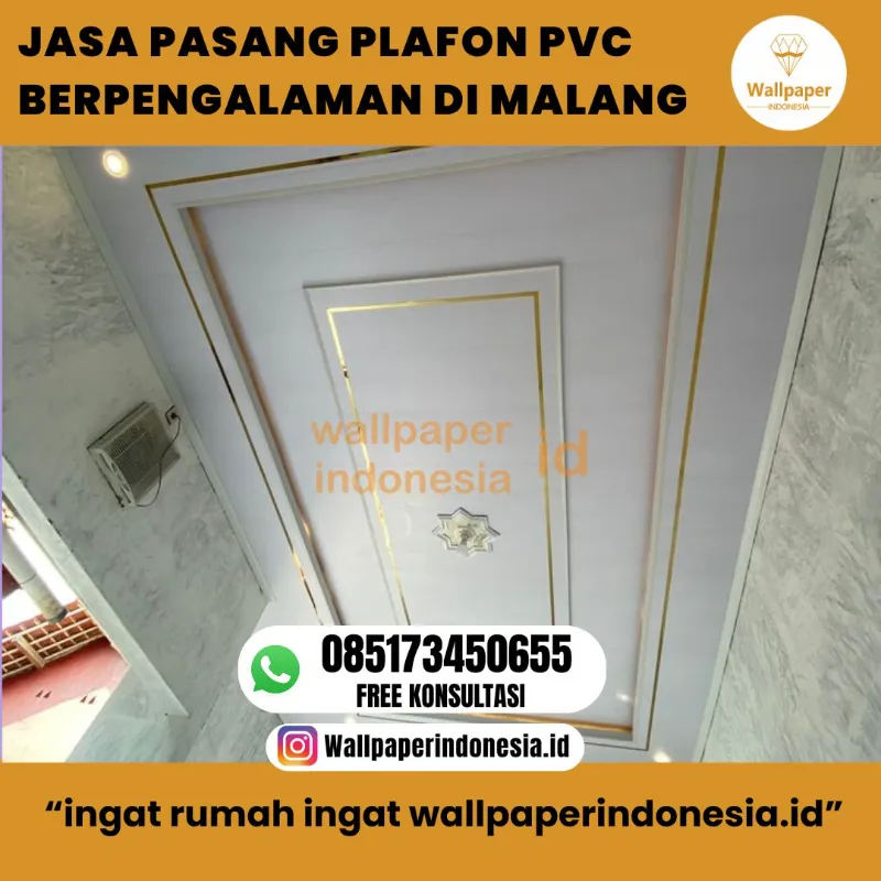 JASA PASANG PLAFON PVC BERPENGALAMAN DI MALANG - adasale