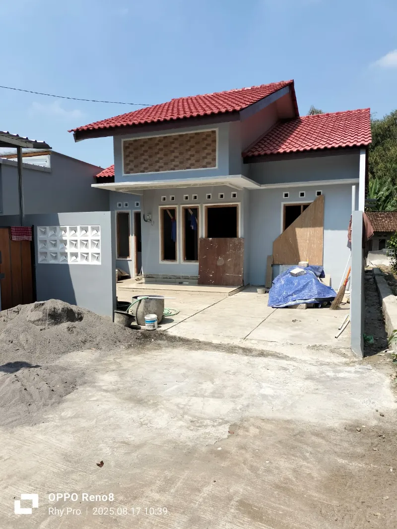 Rumah Baru Proses Finishing timur Pasar Jangkang  - adasale
