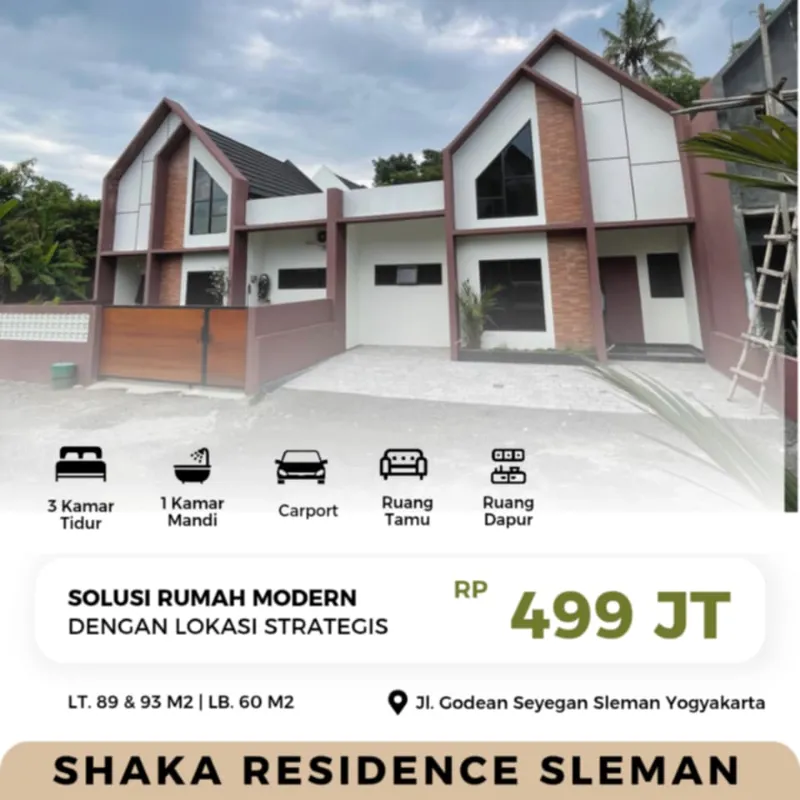 Rumah Di Sleman DP 50 jt - adasale