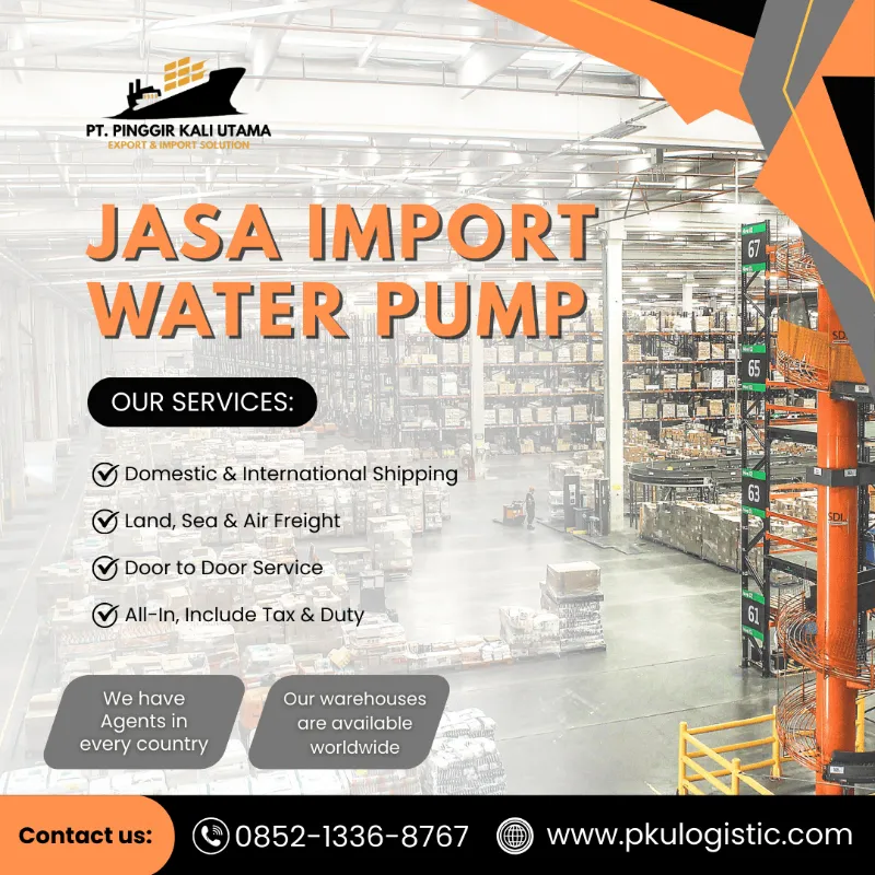 Jasa Impor Water Pump - adasale