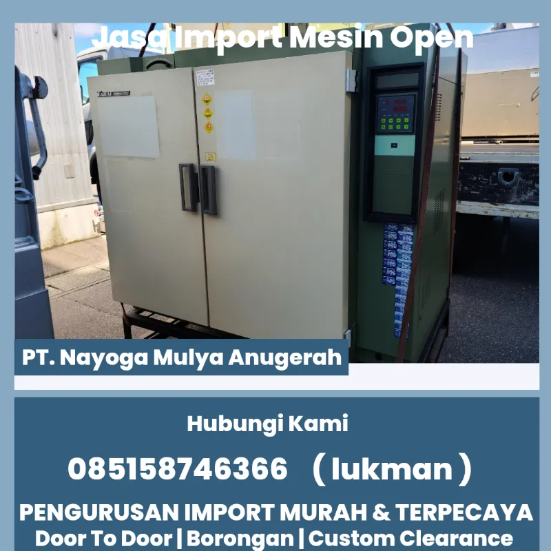 jasa import mesin open guangzhou door to door  - adasale