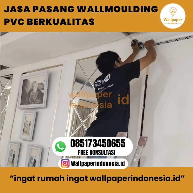 JASA PASANG WALLMOULDING PVC BERKUALITAS  - adasale