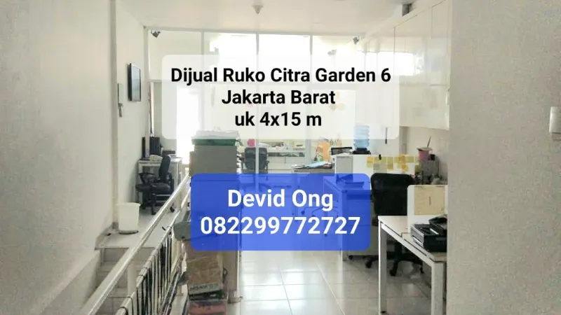Dijual Ruko Citra Garden 6 MURAH Jakarta Barat - adasale