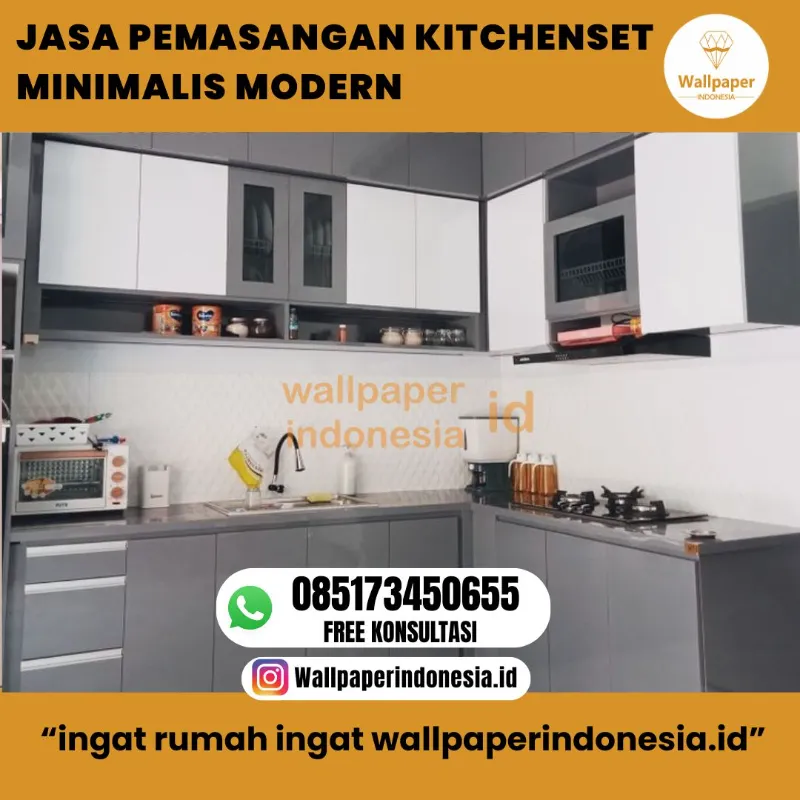 JASA PEMBUATAN KITCHEN SET MINIMALIS MODERN - adasale