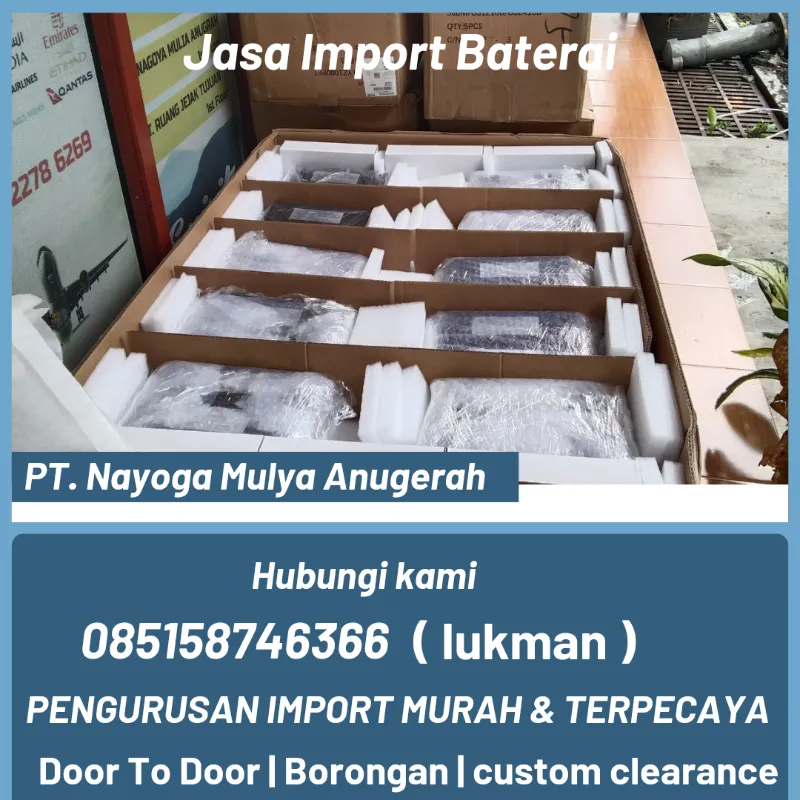 jasa kirim baterai door to door dari guangzhoe - adasale