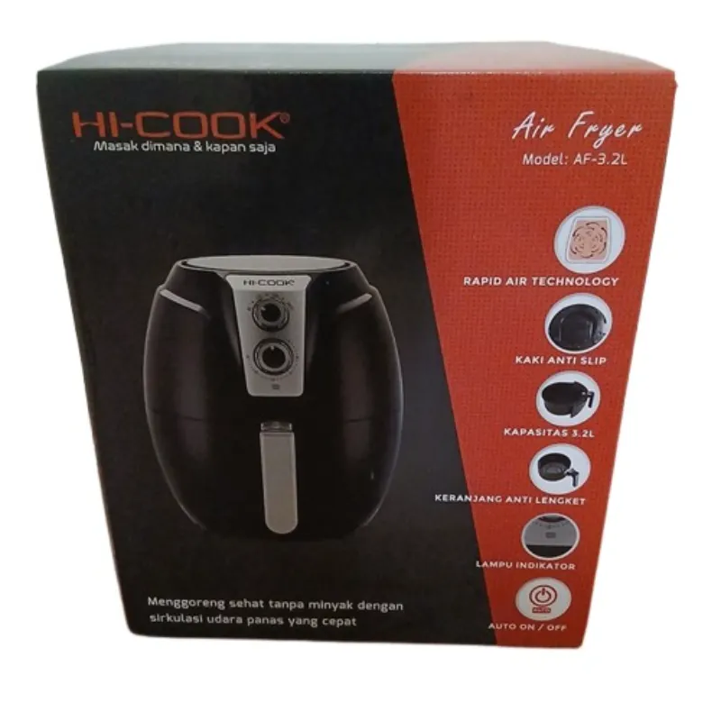 Hi Cook Air Fryer Type AF 3.2L Masak Kering - adasale