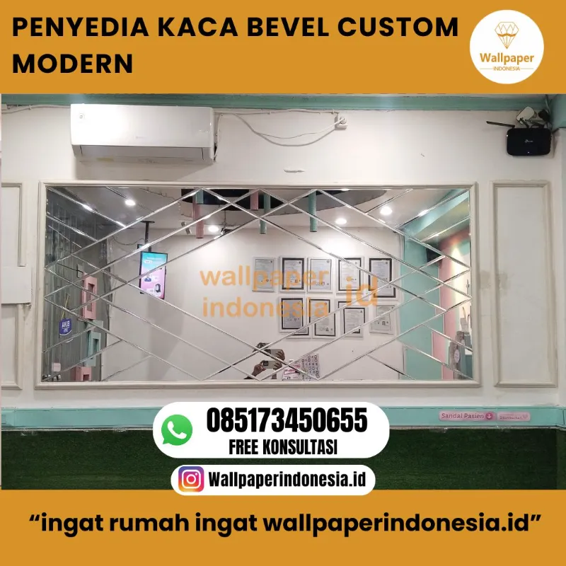 PENYEDIA KACA BEVEL CUSTOM MODERN - adasale