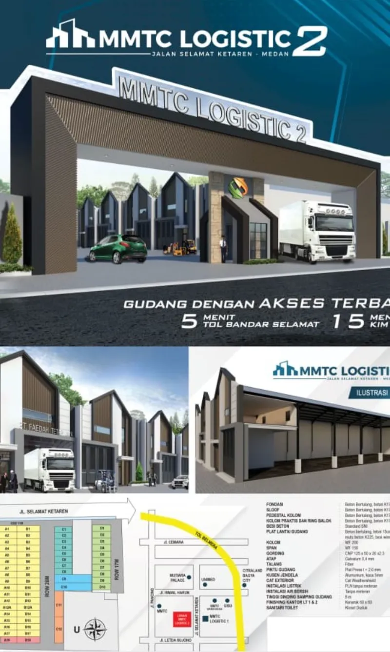 DIJUAL GUDANG MMTC LOGISTIC 2  - adasale
